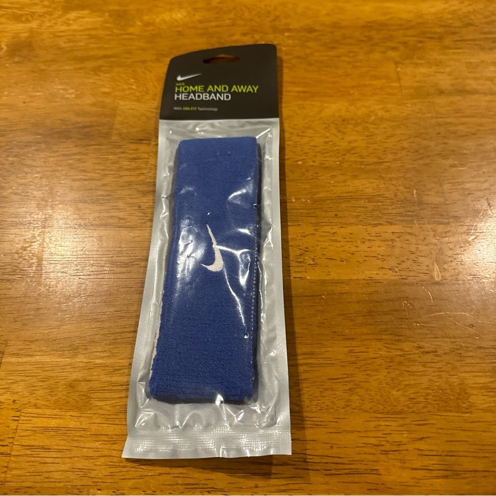 Nike Reversible Home Away Headband 1 Count Blue White 88254 New With Tags